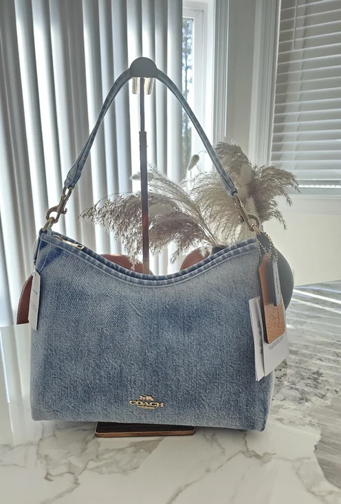 Laurel Denim Shoulder Bag - Picture 1 of 7